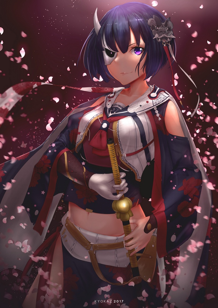 Onigawara Rin from Busou Shoujo Machiavellianism with sword