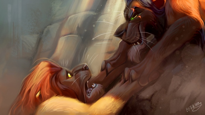movies, Mufasa, The Lion King, animals, artwork, lion