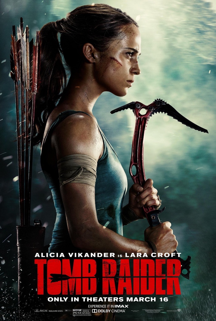 Tomb Raider starring Alicia Vikander as Lara Croft