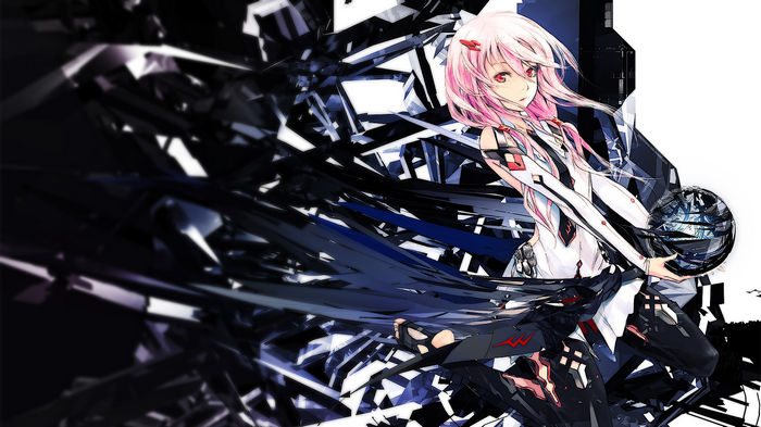 Inori Yuzuriha from Guilty Crown holding a sphere