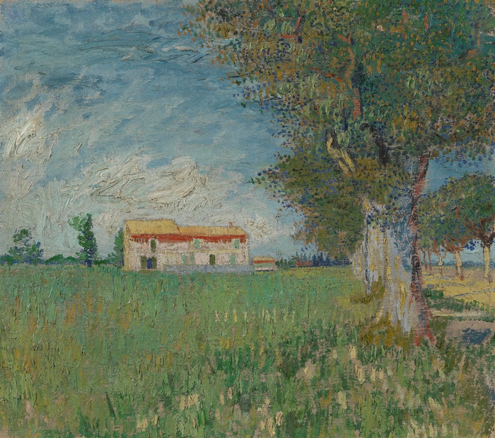 Landscape with House and Trees by Vincent van Gogh