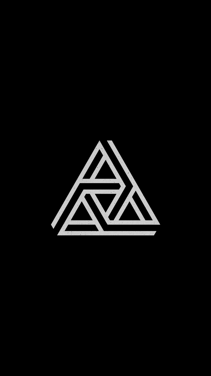 Abstract Penrose Triangle Logo