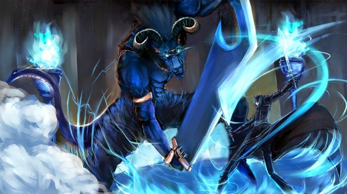 anime, Kirigaya Kazuto, Monster (anime), sword, Kirito (Sword Art Online), Sword Art Online