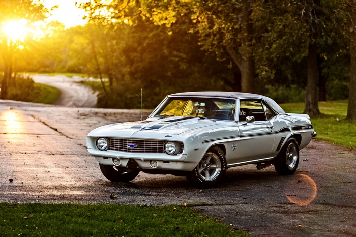 Camaro, 1969 Chevrolet Camaro Yenko SC 427, muscle cars, Chevrolet, old car, American cars