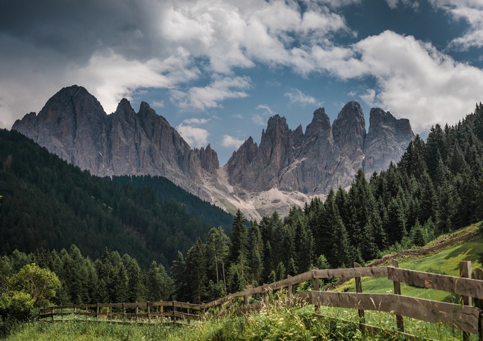 Dolomites Mountains Landscape