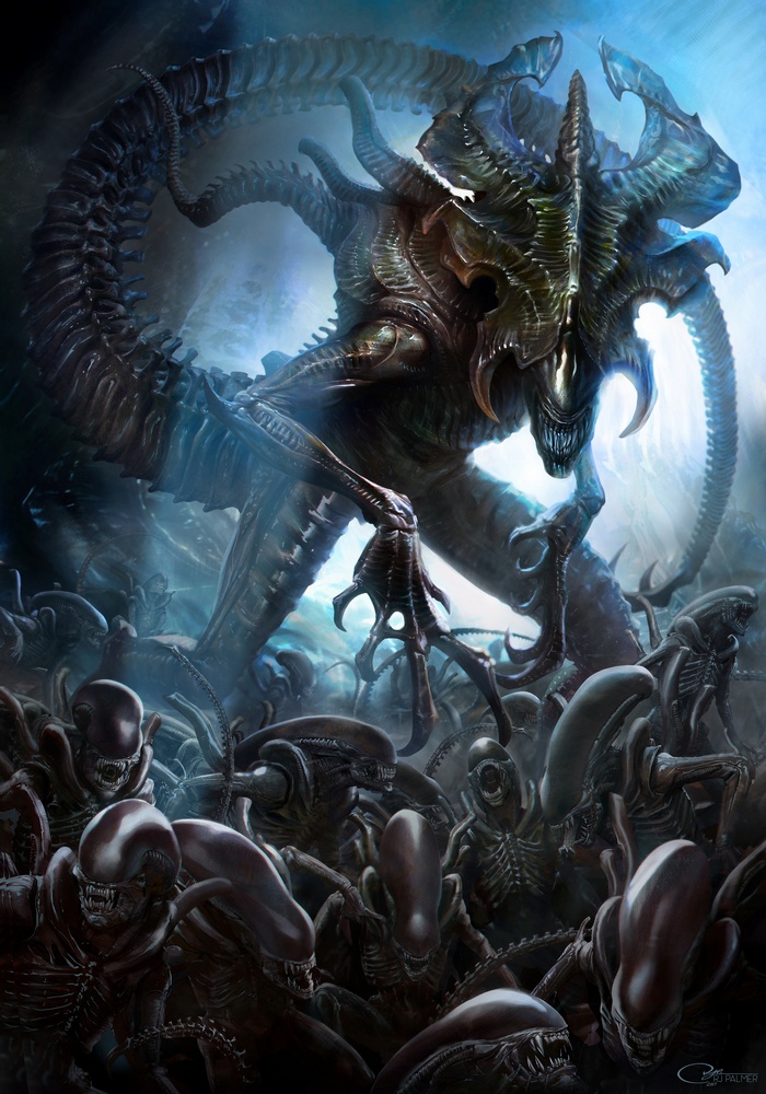 Alien (movie), digital art, creature, aliens, Xenomorph