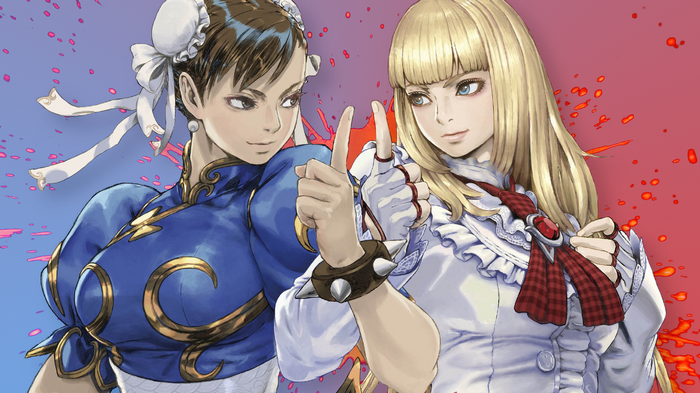 Chun-Li and Eliza from Street Fighter and Tekken