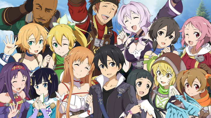 Sword Art Online, Yuuki Asuna, Yui-MHCP001, Kirigaya Kazuto