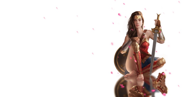 Wonder Woman with Sword and Shield