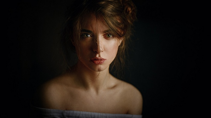 Portrait of Victoria Vishnevetskaya by Georgy Chernyadyev
