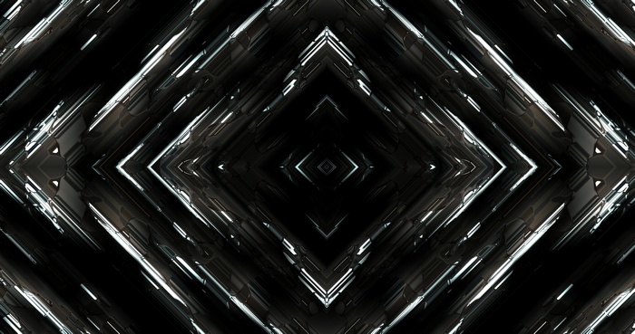 Abstract dark metallic diamond pattern