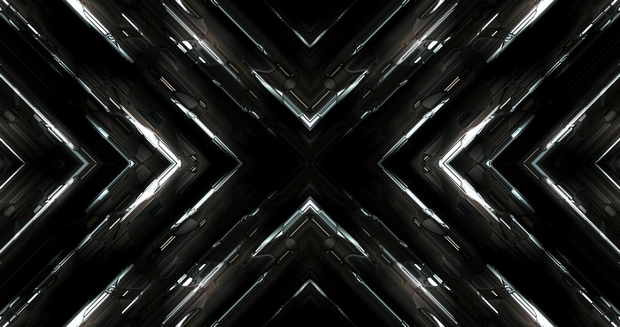 Abstract dark metallic geometric pattern