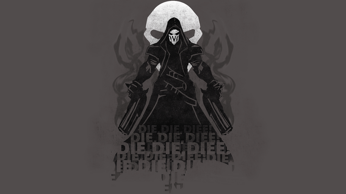 Reaper from Overwatch with guns