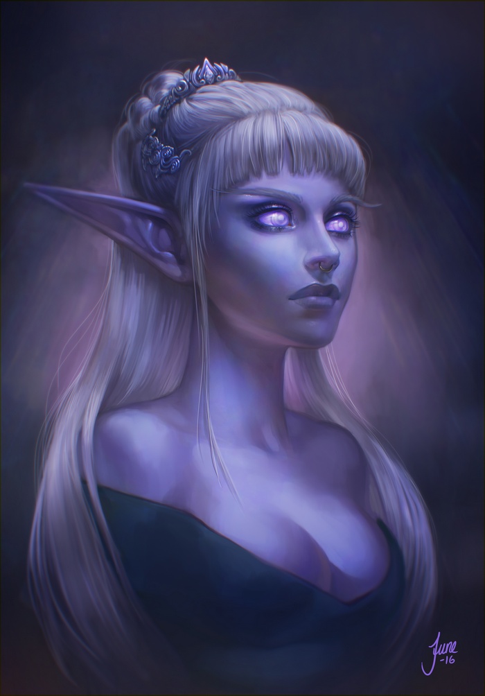 Night Elf from World of Warcraft by Jude Jenssen