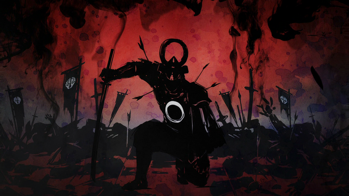 Samurai warrior with arrows in Nioh
