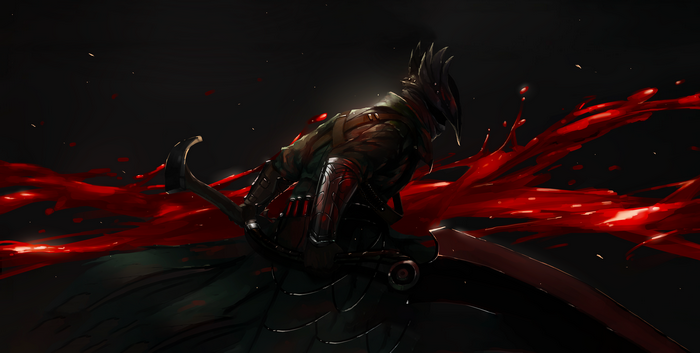 Hunter with Saw Cleaver from Bloodborne