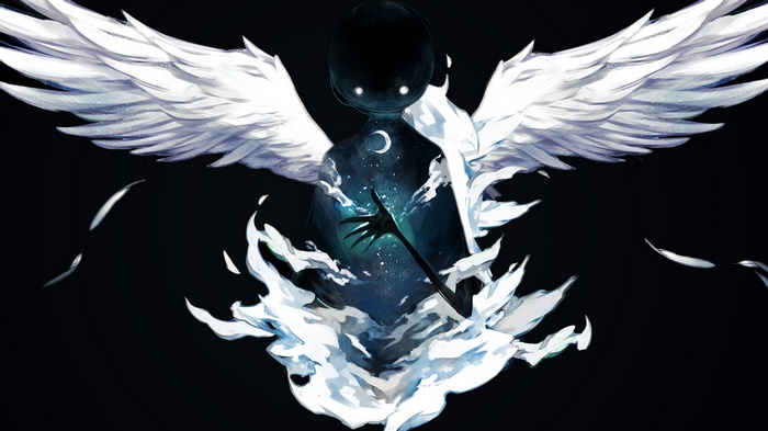 Deemo creature with wings and starry body