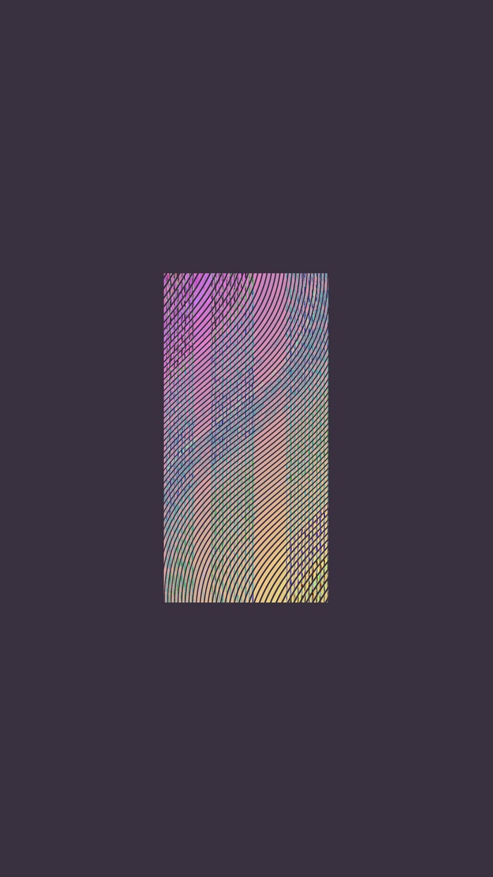 Abstract holographic pattern with curved lines