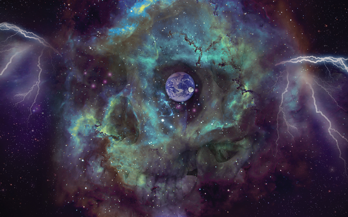 Avenged Sevenfold The Stage Album Cover Earth and Moon