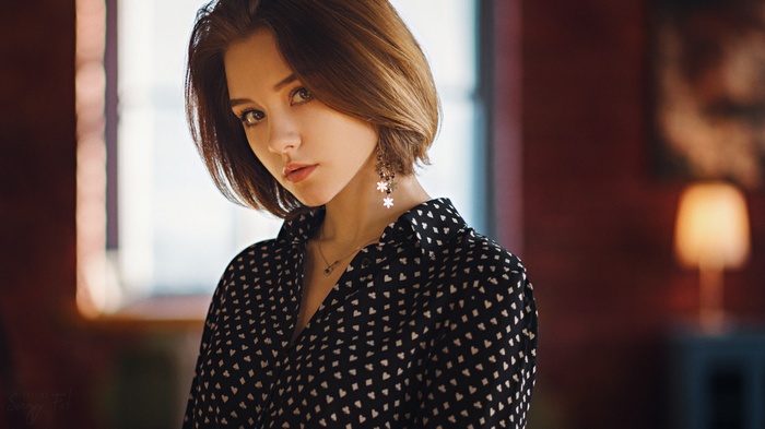 Nastya Gorbachyova portrait by Sergey Fat