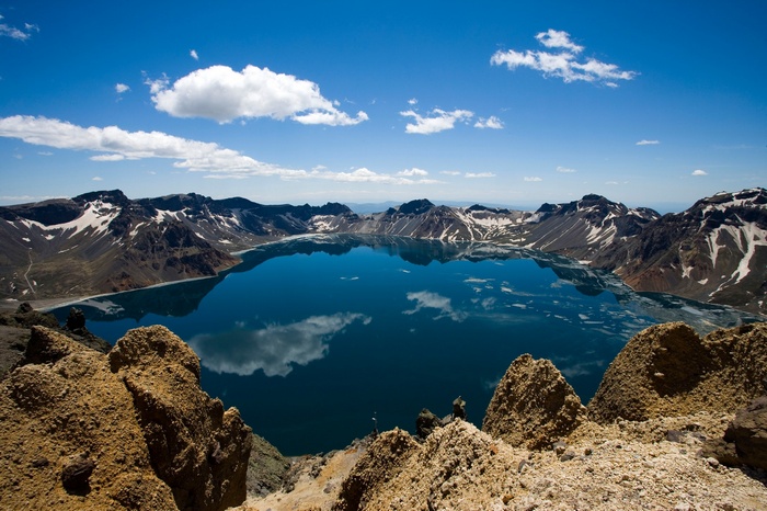 Heaven Lake in Changbai Mountains, China
