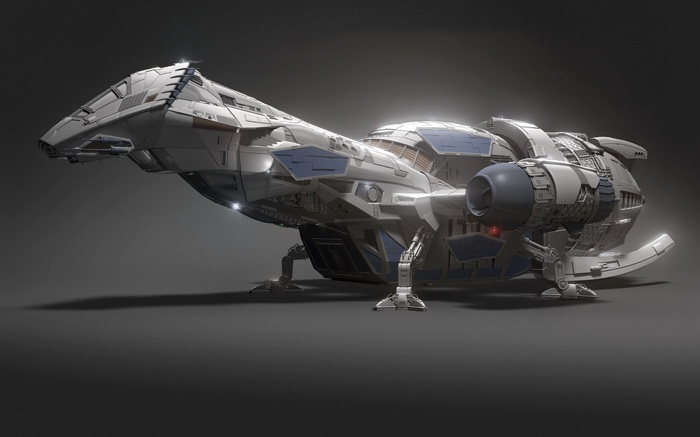 Serenity spaceship from Firefly
