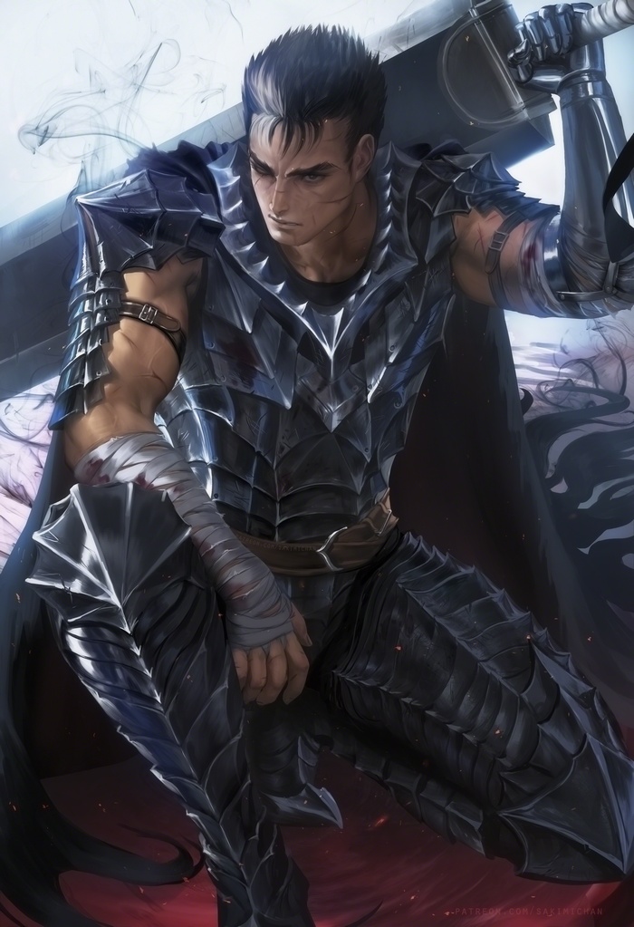 Guts from Berserk in his Black Swordsman armor