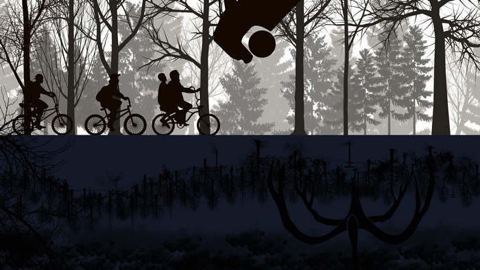 Stranger Things 4K Bicycle Ride