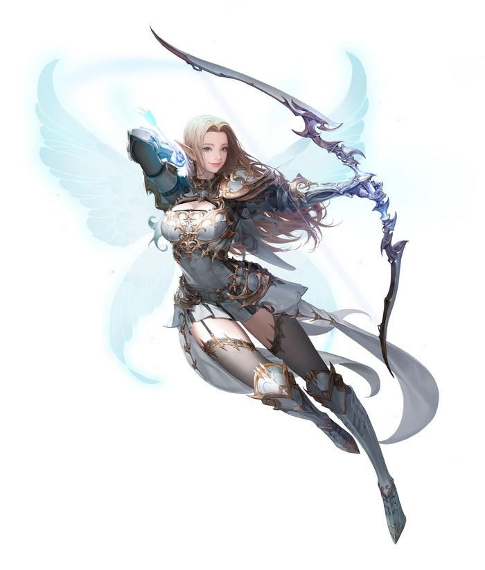 Fairy Archer with Bow and Armor