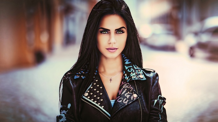 Marlen Valderrama Alvaréz with long dark hair and green eyes