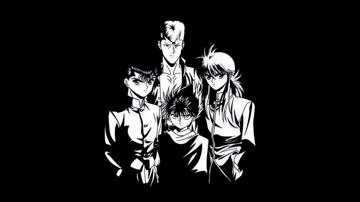 Four characters from Yu Yu Hakusho