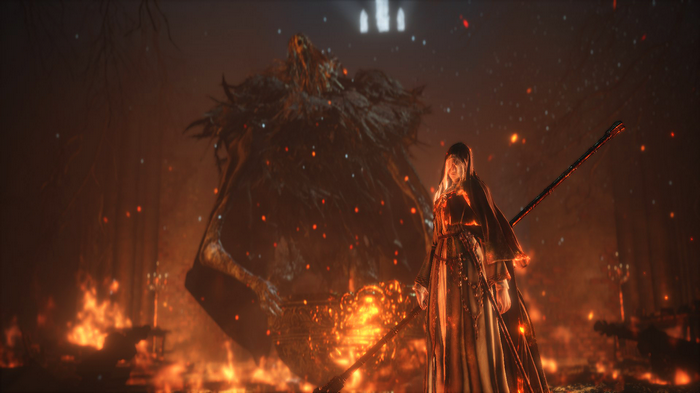 Father Ariandel and Sister Friede from Dark Souls III