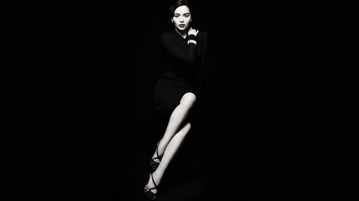 Emilia Clarke in Monochrome
