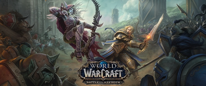 Sylvanas Windrunner and Anduin Wrynn from World of Warcraft: Battle for Azeroth