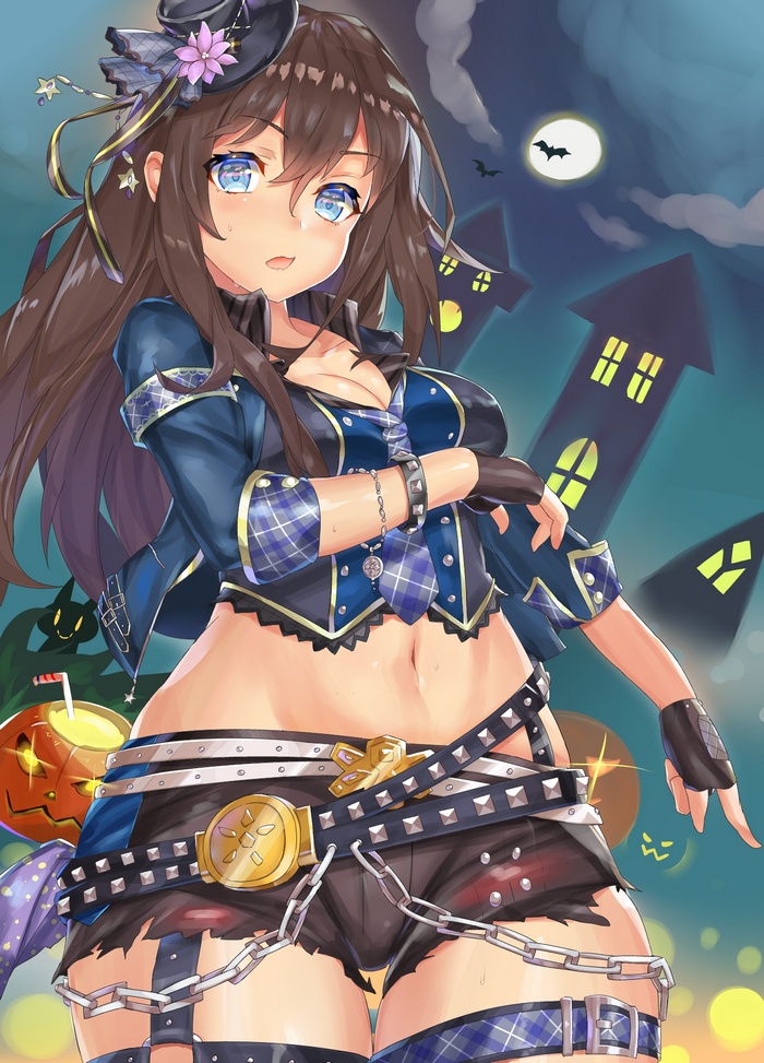 Shibuya Rin from THE iDOLM@STER: Cinderella Girls in Halloween costume