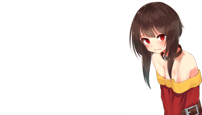 Megumin from Kono Subarashii Sekai ni Shukufuku wo! on white background