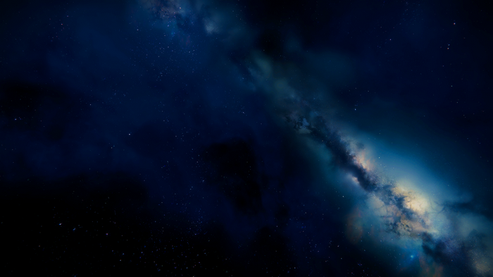Space nebula with stars