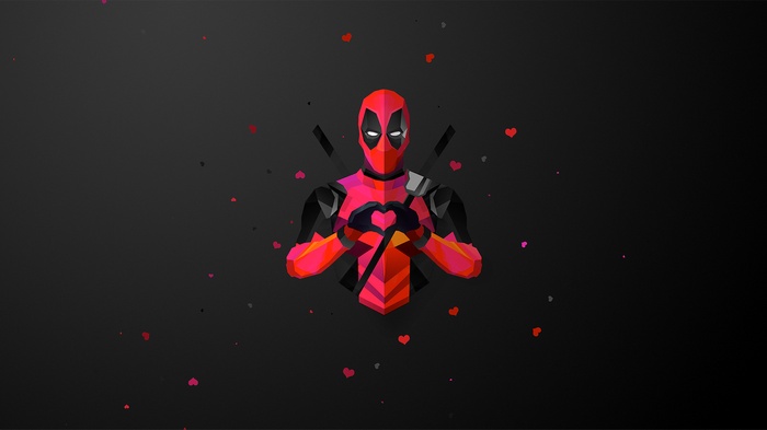 Deadpool from Marvel Comics digital art