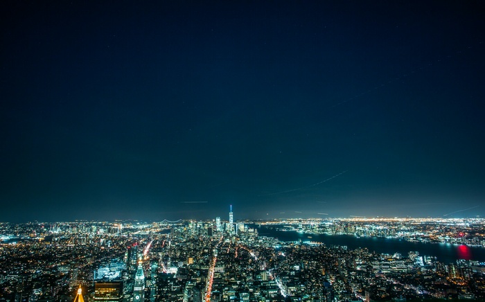 New York City Skyline at Night