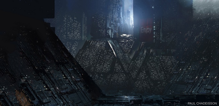 Blade Runner 2049 futuristic cityscape