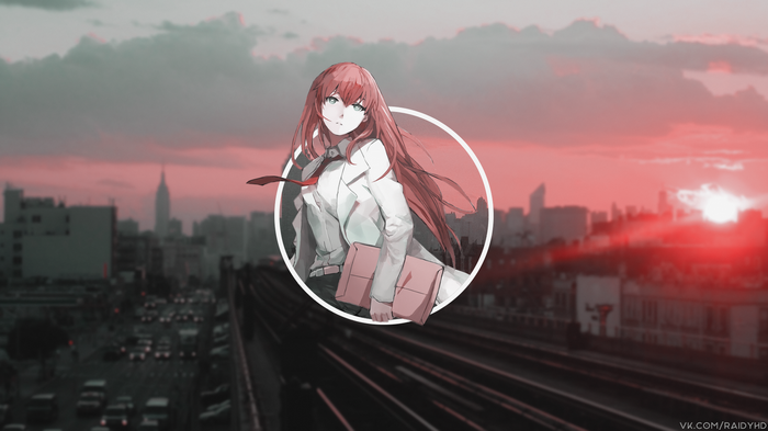 Steins;Gate, anime girls, picture-in-picture, anime