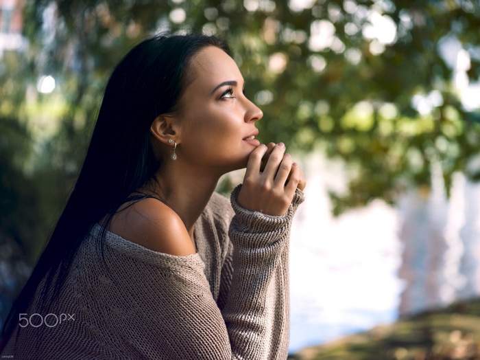 Angelina Petrova portrait with watermarked 500px