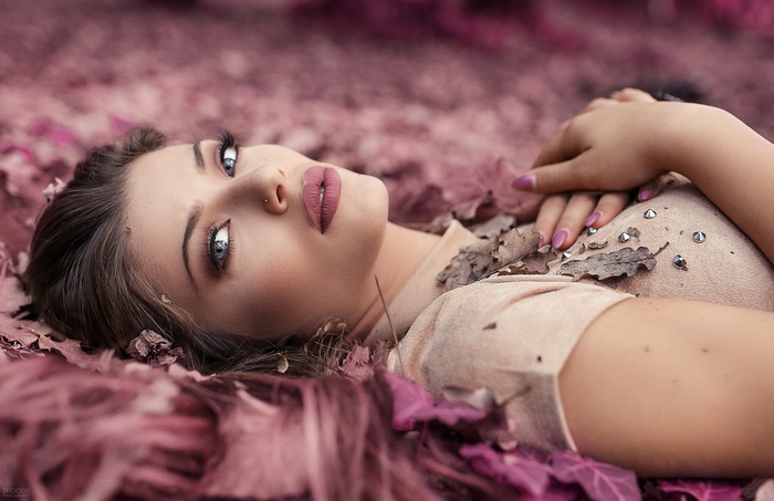 women, depth of field, Margherita Sicignano, Alessandro Di Cicco, face, portrait
