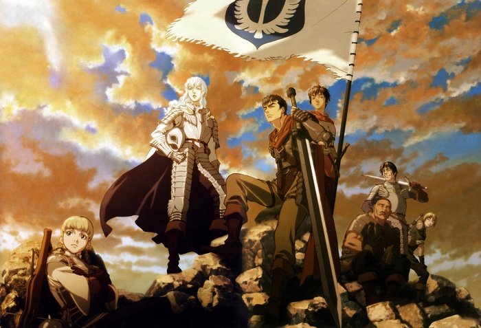 Griffith and Guts from Berserk with the Band of the Hawk