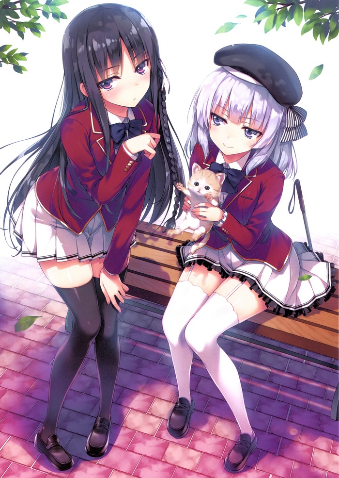 Youkoso Jitsuryoku Shijou Shugi no Kyoushitsu e, Alice Sakayanagi, anime girls, Horikita Suzune