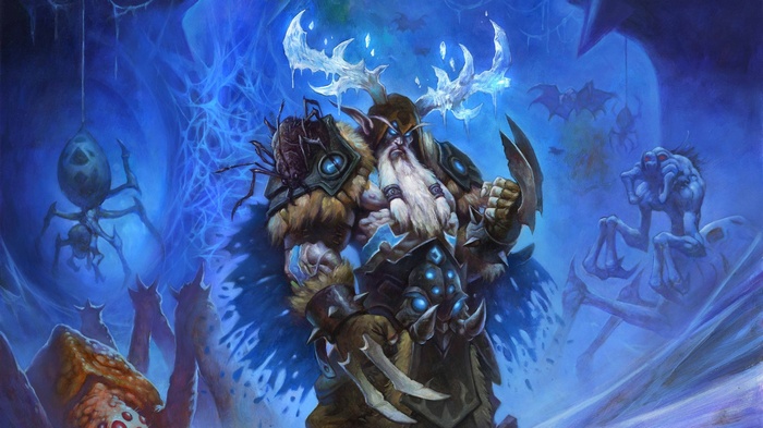 Hearthstone, Warcraft, Malfurion, video games, artwork, cards, Death Knight, Knights of the frozen throne, Hearthstone: Heroes of Warcraft