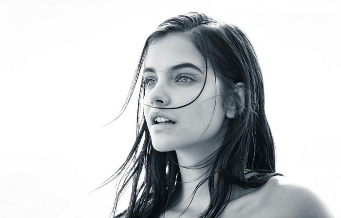 Barbara Palvin looking into the distance