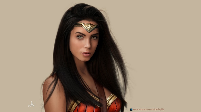 Wonder Woman fan art by Marlen Valderrama Alvaréz