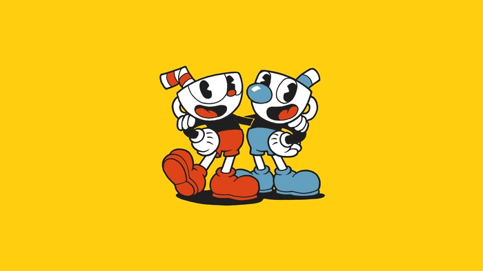 Cuphead and Mugman from Cuphead