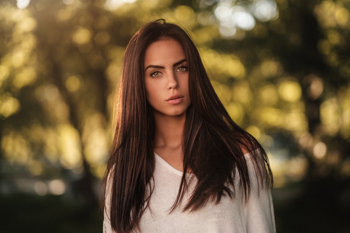 portrait, women, Martin Kühn, Marlen Valderrama Alvaréz, depth of field